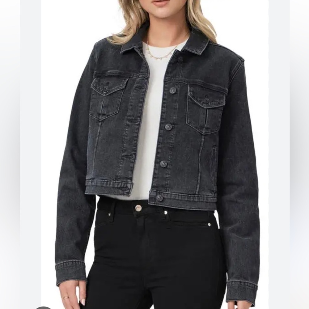 PAIGE Black Denim Jacket